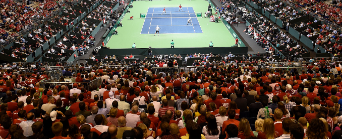 Le Swiss Tennis Arena de Bienne